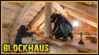 Das Blockhaus  Es wird extrem gemütlich Part 9  Blockhütte Naturstammhaus Canadahaus [upl. by Ylrebma49]