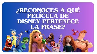 DESCUBRE LA PELÍCULA SEGÚN LA FRASE 🤩💬  VERSIÓN DISNEY ✨🏰 [upl. by Ahseket]