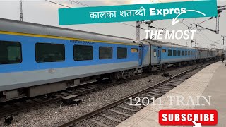 12011 Kalka Shatabdi express indianrailways shatabdi [upl. by Enrahs]