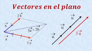 Vectores en el Plano Tutorial Básico Completo para Principiantes [upl. by Hennahane]