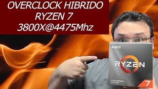 OVERCLOCK HIBRIDO RYZEN 7 3800x  X470 MSI CARBON [upl. by Olodort]