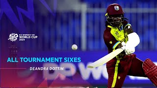 Every Deandra Dottin Six  WT20WC 2024 [upl. by Kirwin]