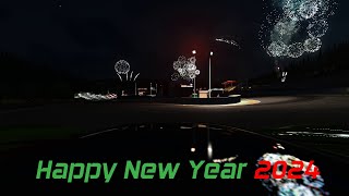 New Year Vibes Taking a Cruise through Spa with Fireworks in the Viper ACR 16 on Assetto Corsa [upl. by Llirred479]