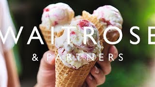 Easy Raspberry Ripple Ice Cream  Waitrose and Partners [upl. by Graces940]