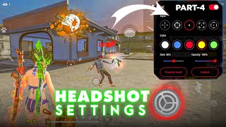 Free fire HEADSHOT settings  Free Fire new HEADSHOT settings [upl. by Deeanne]