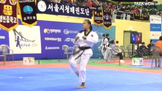 7th Korea Open Taekwondo Championships Female Individual Poomsae 17 BUGARIN Maegan [upl. by Yniattirb]