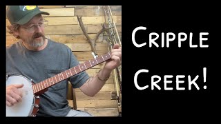 Cripple Creek Clawhammer Banjo Cover [upl. by Kory198]