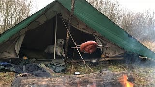 2 NIGHTS WINTER CAMPING UNDER CANVAS  6 [upl. by Naynek960]