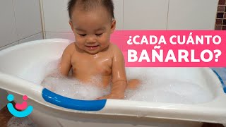 Cómo y Cuándo BAÑAR a un BEBÉ 👶🏻🛁 Recién Nacidos y Bebés de 1 Año [upl. by Rafa]