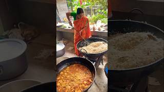 Fried rice aloo dum recipe home delivery order  food villgefood recipe cooking homedelivery [upl. by Eiffub]