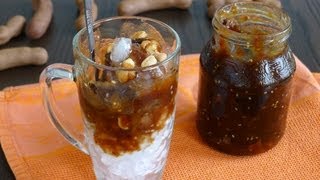 Iced Tamarind Drink  Nuoc Da Me  Helens Recipes [upl. by Treboh]