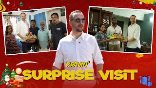 Suprise visit from Aashan  Kerala Blasters  Kravinindia  FanSurprise [upl. by Yllen]