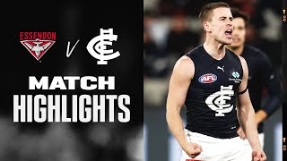 Essendon v Carlton Highlights  Round 13 2022  AFL [upl. by Gurevich]