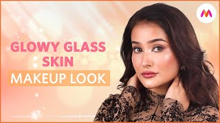 Minimal amp Glowy Makeup Look ft FabyMakeUpArtist  How To Get Perfect Glass Skin Look  Myntra [upl. by Yenruogis721]