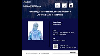 Patriarchy Fatherlessness and the Impact on Childrens Lives in Indonesia [upl. by Cira277]