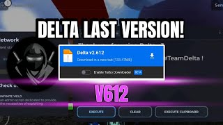 NEW DELTA EXECUTOR LASTEST VERSION V612  DELTA EXECUTOR MOBILE ROBLOX [upl. by Yregram]