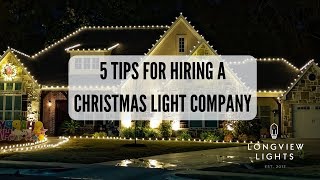 5 Tips For Hiring A Professional Christmas Light Installation Company [upl. by Zizaludba102]