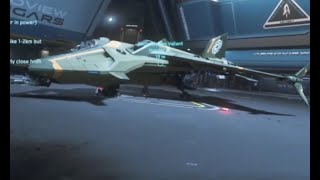 Star Citizen VR  Aegis Gladius  Test flight  Oculus Quest 2 [upl. by Dressler]