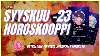 ⭐Syyskuun 2023 kuukausihoroskooppi jokaiselle merkille⭐ [upl. by Enitnelav]