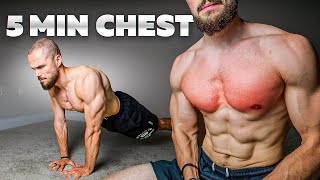 5Minute Chest Workout at Home Build Muscle Without Equipment [upl. by Atin]