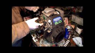 Honda gc160 gc190 carb rebuild gcv160 PART 1 of 2 [upl. by Kaden653]