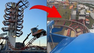 Chance Toboggan Roller Coaster On Ride POV [upl. by Cis363]