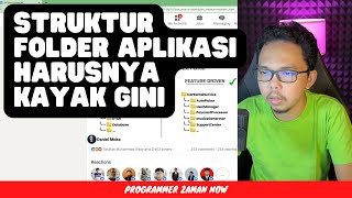 Struktur Folder Aplikasi Harusnya Kayak Gini  PZN Reaction [upl. by Ramej]