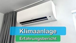 Klimaanlage Daikin Comfora  Erfahrungsbericht Einbau Kühlleistung Lautstärke Kosten [upl. by Om188]