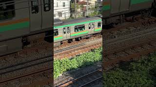 【４K映像】湘南新宿ライン 上り電車 ShonanShinjuku Line inbound train [upl. by Yttam]