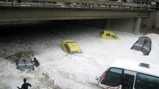 Granizada 3 Julio 2014  España impresionante temporal granizo Madrid Soria Navarra [upl. by Ferrel]