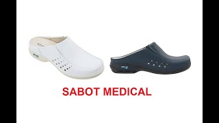 SABOT MEDICAL EN CUIR PERFORE LAVABLE nursing care حذاء طبي جلدي مريح [upl. by Ramsden821]