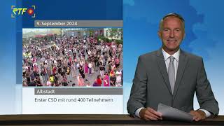 Rund 400 Teilnehmer beim ersten CSD  mitsamt Gegendemo und unangemeldeten AntifaGruppen [upl. by Amersham230]