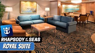 Rhapsody of the Seas  Royal Suite  Full Walkthrough Tour amp Review  2024 [upl. by Anicart]