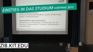 Einstieg in das Studium an der Uni  wie kann das erfolgreich gelingen Vortrag am KIT [upl. by Atilamrac]