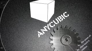 Printing a Gear With Anycubic 3D Kossel Linear Plus  Test [upl. by Aneleasor227]