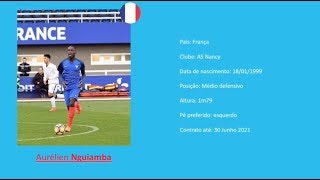 Aurélien Nguiamba Spezia Calcio  AS Nancy  France 2018 Highlights [upl. by Carper]