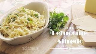 Fettuccine Alfredo Receta fácil [upl. by Ferree111]