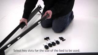 Mantua I190 TwinFull Bed Frame Setup Video [upl. by Binah534]