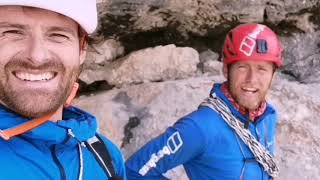 Leo Houlding and Waldo Etherington climb the South Face of The Marmolada [upl. by Ettenrahc]