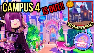 Royale High CAMPUS 4 IS OUT Showing ALL SECRETS YOU MUST KNOW🤫 Roblox [upl. by Aihtnic]