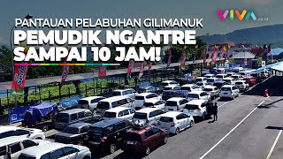 Antrean Arus Mudik di Pelabuhan Gilimanuk Membludak Capai 7000 [upl. by Owiat206]