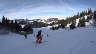 Piste de ski Ambresalles  Les Gets [upl. by Atsirc]