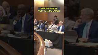 Woody asks Young Thug a question in court and makes him laugh [upl. by Assetan150]