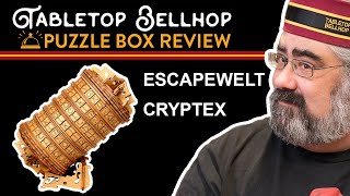 Cracking the code on the Cryptex from EscapeWelt a puzzle box review and ESCWELT discount code [upl. by Beauchamp628]