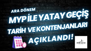 MYP İLE YATAY GEÇİŞ TARİHLERİ VE KONTENJANLARI AÇIKLANDI [upl. by Lerred]