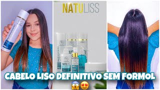 CABELO LISO DEFINITIVO SEM FORMOL TESTEI O REALINHAMENTO CAPILAR NATULISS PS BEAUTY [upl. by Karilla]