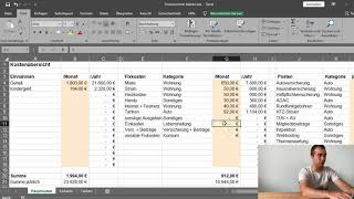 Finanzen kann jeder  Das Haushaltsbuch mit Excel [upl. by Schurman]