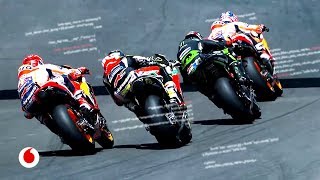 Cámaras imposibles para ver el espectáculo de MotoGP [upl. by Ahsiemac]