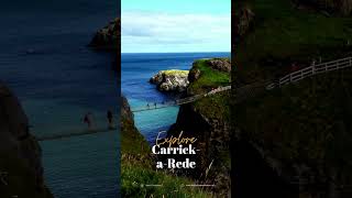 CarrickaRede Rope Bridge  Northern Ireland [upl. by Haet]