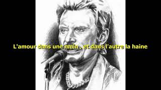 Jai oublié de vivre  Johnny Hallyday  Lyrics [upl. by Akena476]